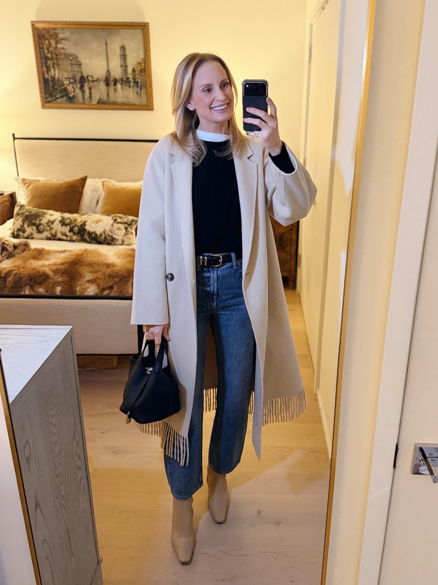 Tonight’s look! Coat is old MANGO. 

#LTKootd