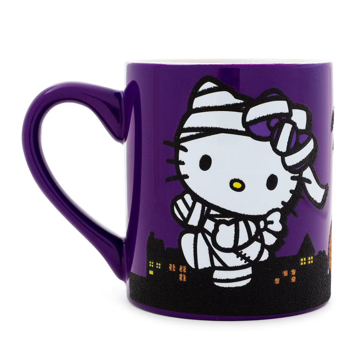 Silver Buffalo Sanrio Hello Kitty "Happy Halloween" Ceramic Glitter Mug | Holds 14 Ounces | Target