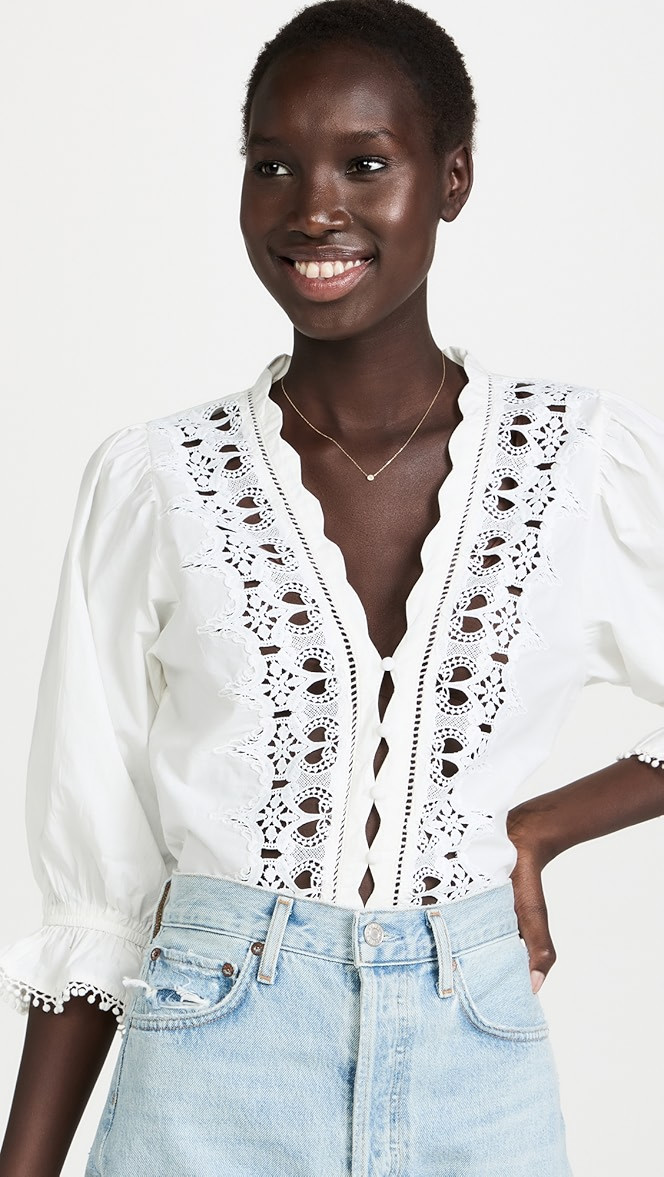 Louella Embroidered Top | Shopbop