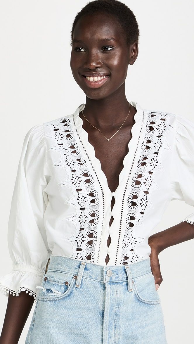 Louella Embroidered Top | Shopbop