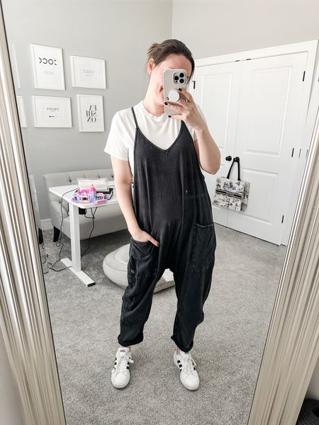 I could not be more comfortable than in this Free People jumpsuit. It is my favorite go-to for lounging around or running errands with Beckham  

#LTKfindsunder100 #LTKfamily