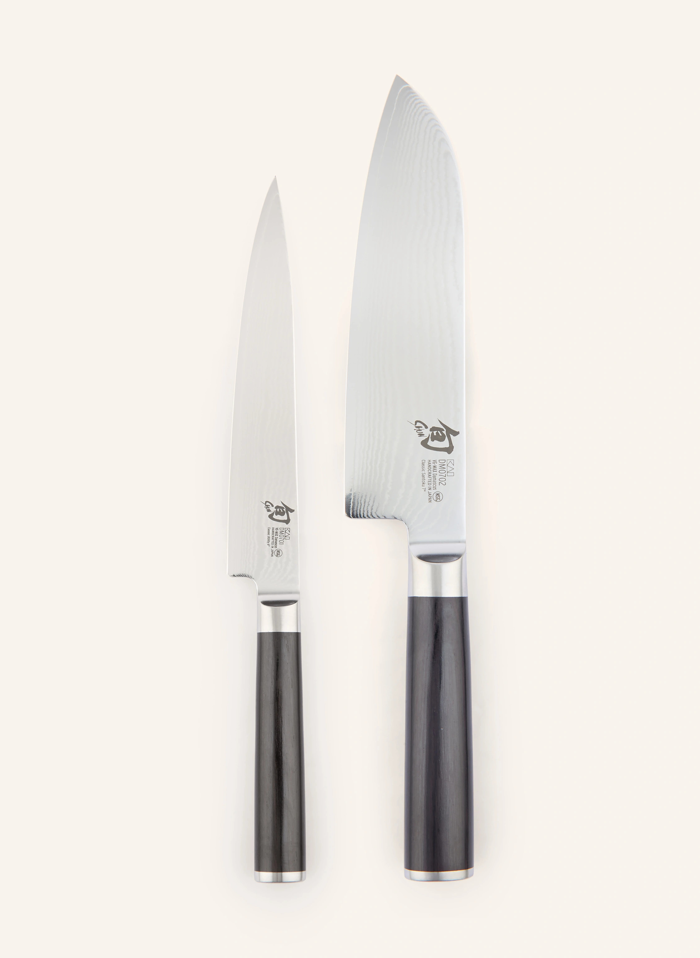 KAI 2-tgl. Messer-Set SHUN CLASSIC: Allzweckmesser und Santokumesser in schwarz | Breuninger (DACH)