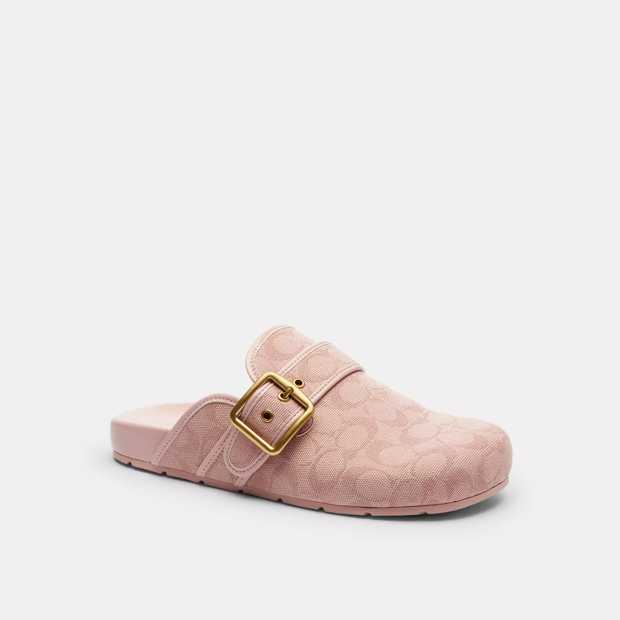Archival Buckle Clog In Signature Jacquard Canvas | Coach (US)