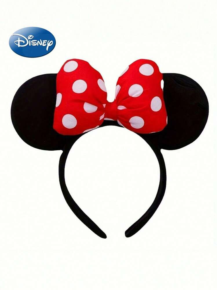 Disney 1pc Polka Dot Bow Headband,Hair Hoop Birthday Party Cosplay Costume Hair Accessories Hallo... | SHEIN