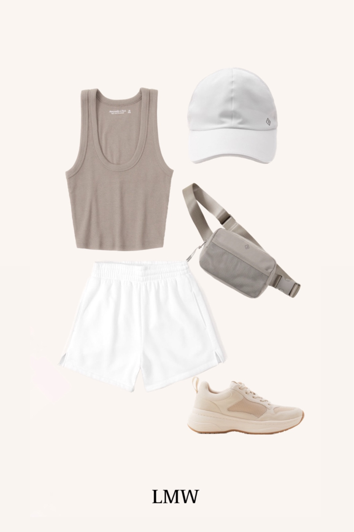 AF vacation outfit  | athletic outfit | fanny pack | neutrals | costal fashion | spring break 

#LTKfit #LTKSale #LTKSeasonal