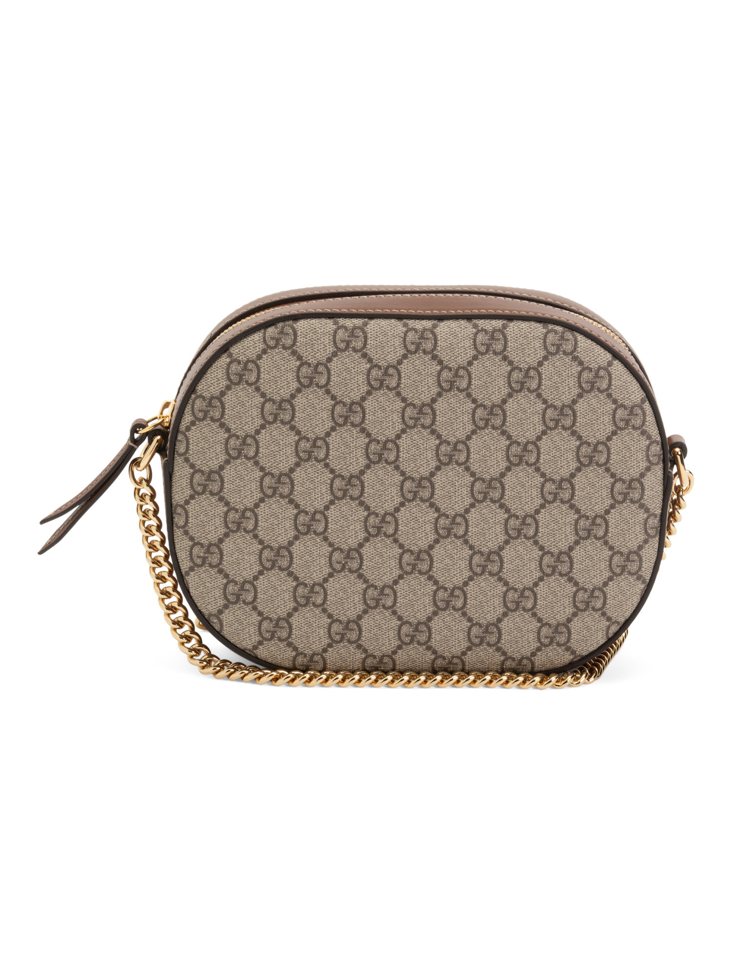 Made In Italy Canvas And Leather G G Supreme Chain Shoulder Bag | Marshalls