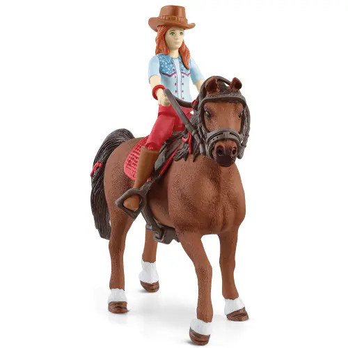 Schleich Horse Club Hannah & Cayenne Figurine Playset in Multicolored at Nordstrom | Nordstrom