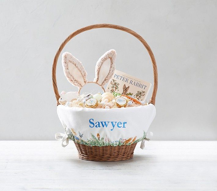 Peter Rabbit™ Easter Basket Liners | Pottery Barn Kids