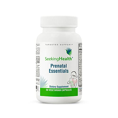 Seeking Health Prenatal Essentials - Brain Health Support Supplement with Vitamin B12 & K2 - Folate Supplement for Pregnancy & Prenatal Support - 60 Capsules | Amazon (US)