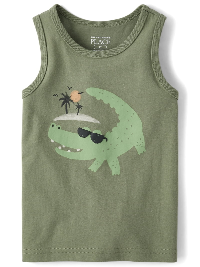 The Children's Place Baby & Toddler Boys Graphic Sleeveless Tank Top, Sizes 6M-5T | Walmart (US)