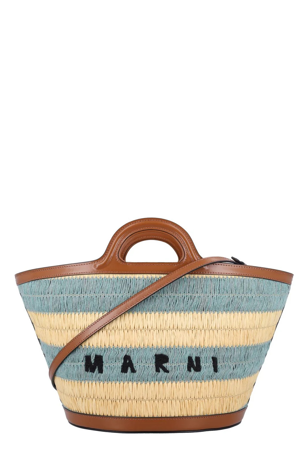 Marni Logo Embroidered Tote Bag | Cettire Global