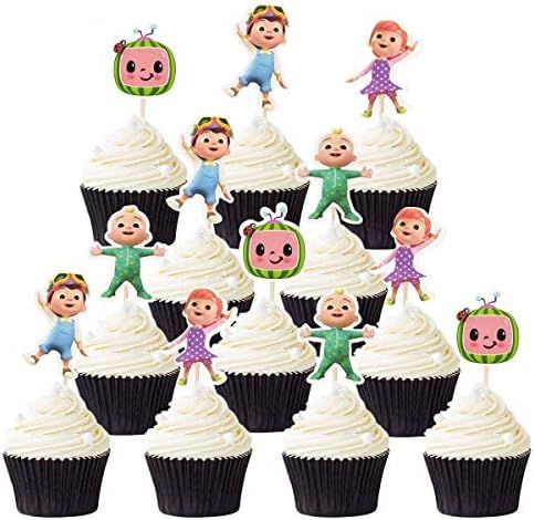Cocomelon Cake topper for children's birthday party, cake decoration for baby shower (cocomelon 2... | Amazon (US)