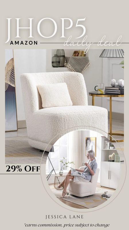 Amazon daily deal, save 29% on this gorgeous boucle swivel accent chair. Accent furniture, accent chair, Amazon home, Amazon deal, boucle chair, swivel chair

#LTKHome #LTKStyleTip #LTKSaleAlert