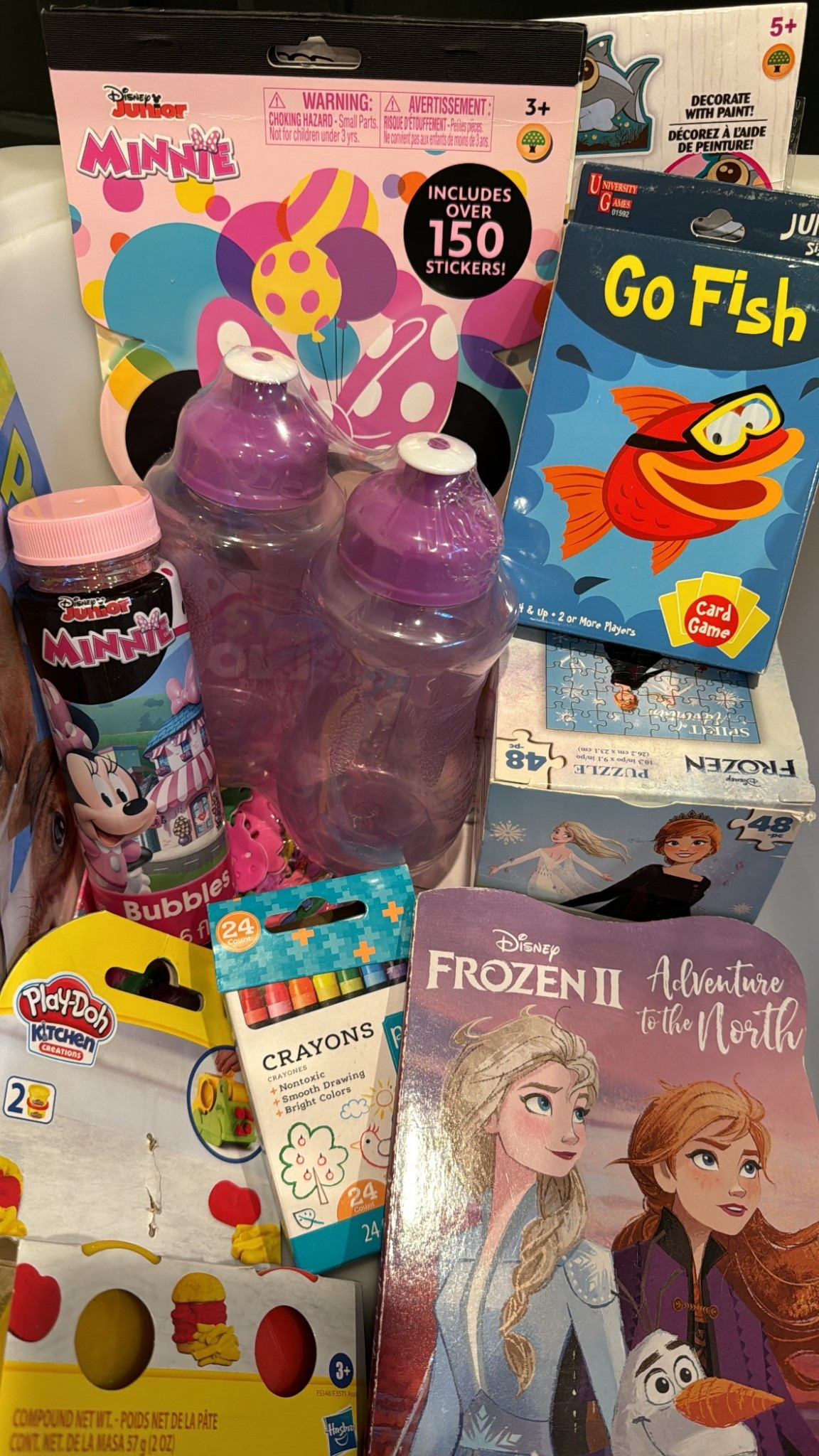 Toys and trinkets for kids prize bin