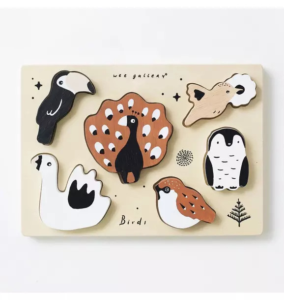 Wooden Tray Puzzle - Birds | Janie and Jack