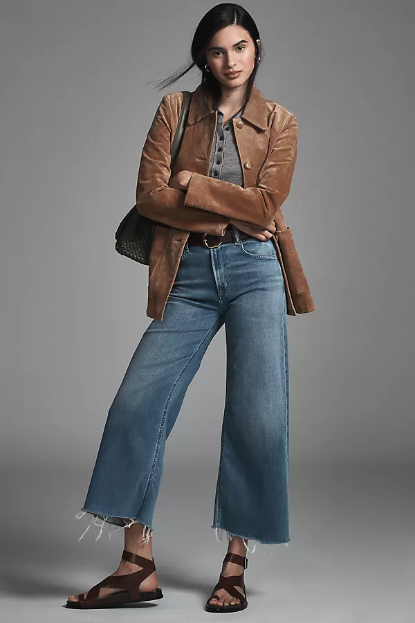 Citizens of Humanity Lyra High-Rise Crop Wide-Leg Jeans | Anthropologie (US)