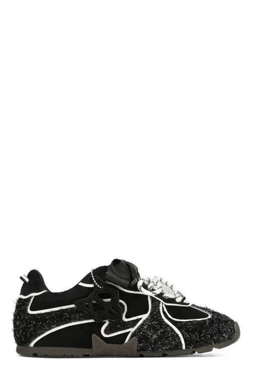 Naked Wolfe Adored Hairy Suede Sneaker in Black Hairy Suede at Nordstrom, Size 7.5 | Nordstrom
