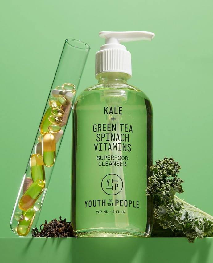 Youth To The People Kale + Green Tea Superfood Face Cleanser - Vegan Face Wash with Spinach, Vitamin | Amazon (US)