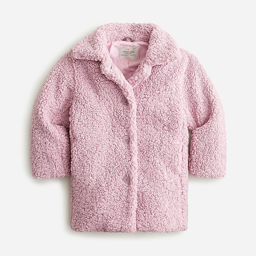 Girls' sherpa coat | J. Crew US