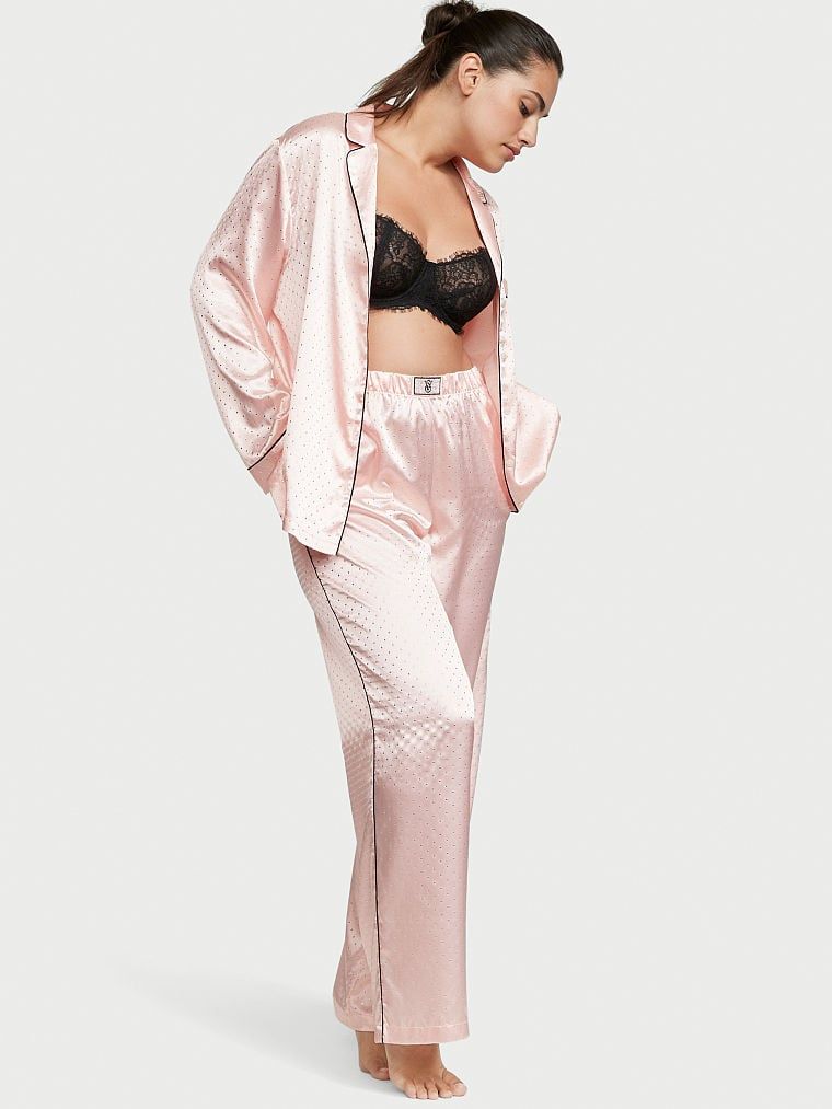 Dew Drop Satin Long Pajama Set | Victoria's Secret (US / CA )