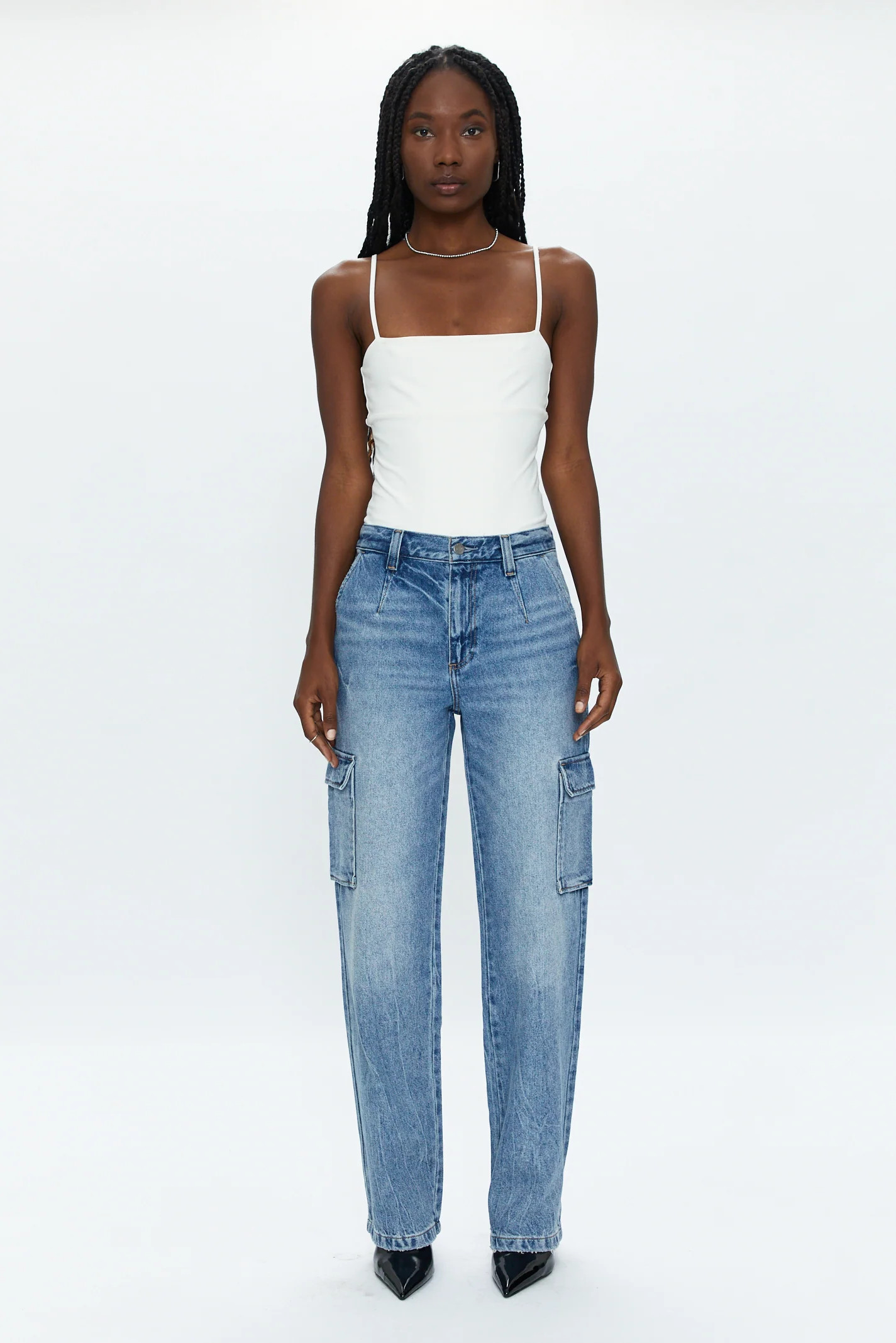 Bobbie Cargo Mid Rise Vintage Straight - Regent | Pistola Denim