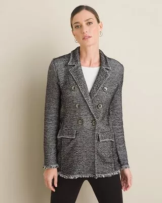 Notch-Collar Sweater Jacket curated on LTK