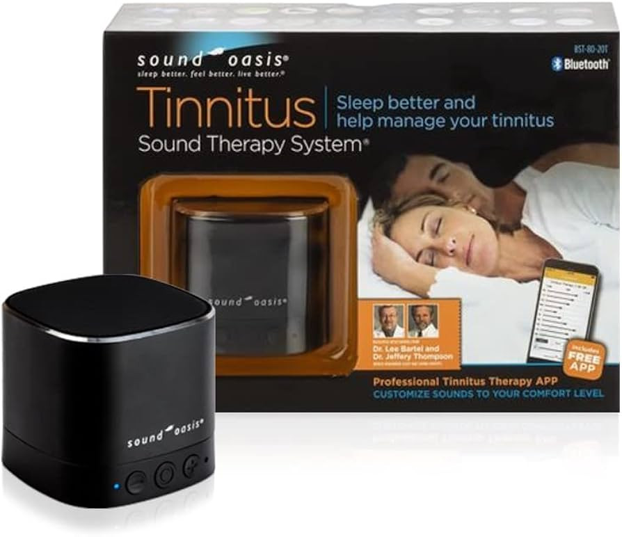 Sound Oasis® Bluetooth® Tinnitus Sound Therapy System®, Sleep Better, Help Manage and Mask Tin... | Amazon (US)