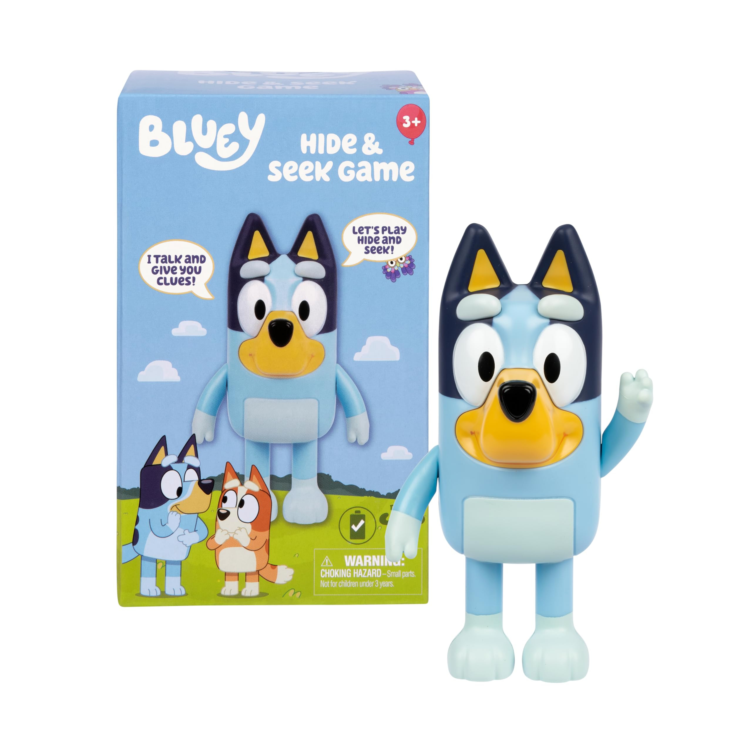 Bluey Game Hide and Seek Electronic Figure, Articulated, Musical Kids Figurines with Dance Mode, ... | Amazon (US)
