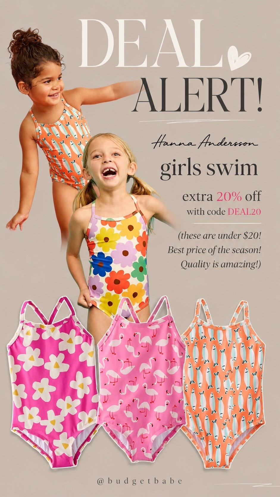 Ordering for my daughter! Great quality swimwear and the cutest prints. Good coverage and fit. Before you shop Prime be sure to check brand websites, many are running even better promotions! #dealalert

#LTKSaleAlert