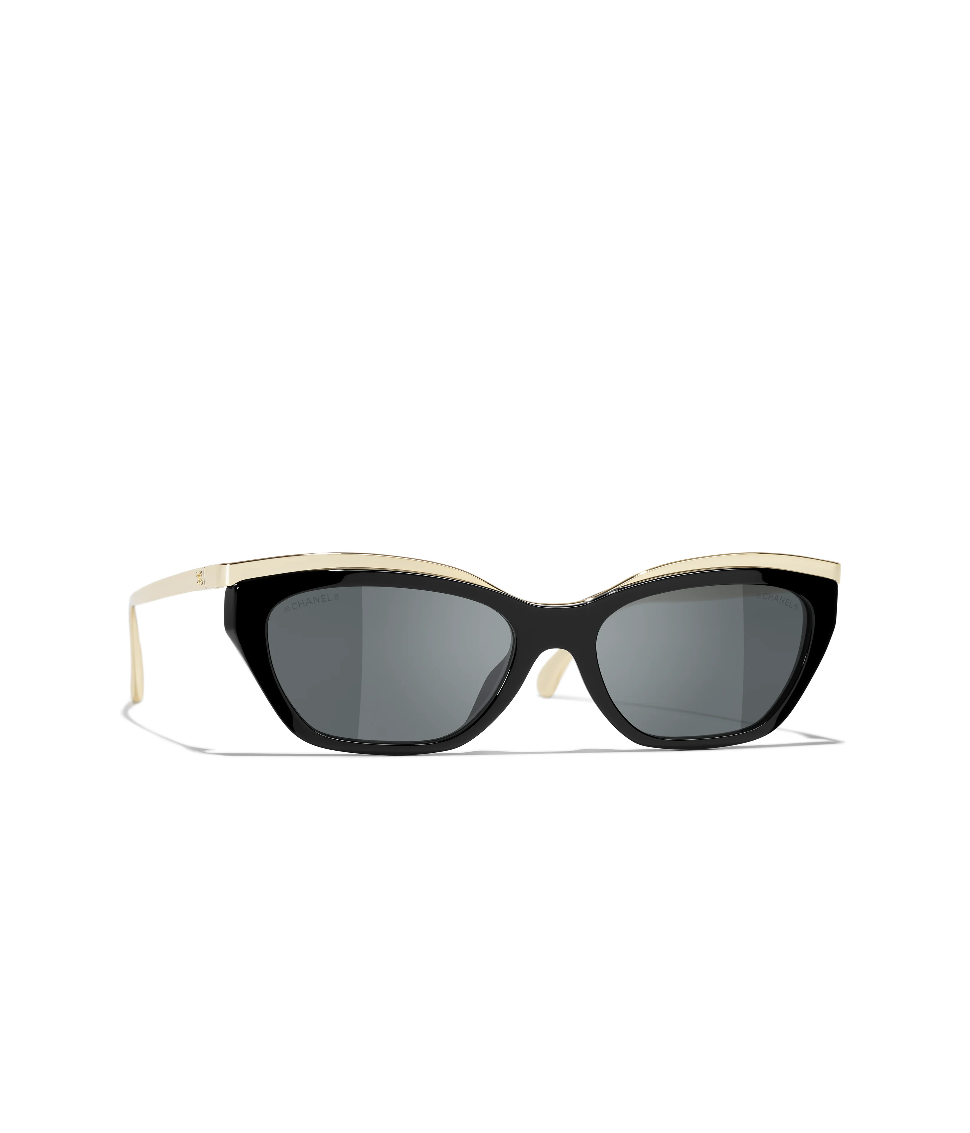 CHANEL Sunglasses: Cat-Eye Sunglasses, acetate &amp; metal &mdash; Fashion | CHANEL | CHANEL | Chanel, Inc. (US)