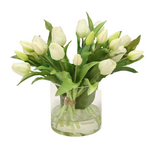 Tulip Centerpiece in Vase | Wayfair North America