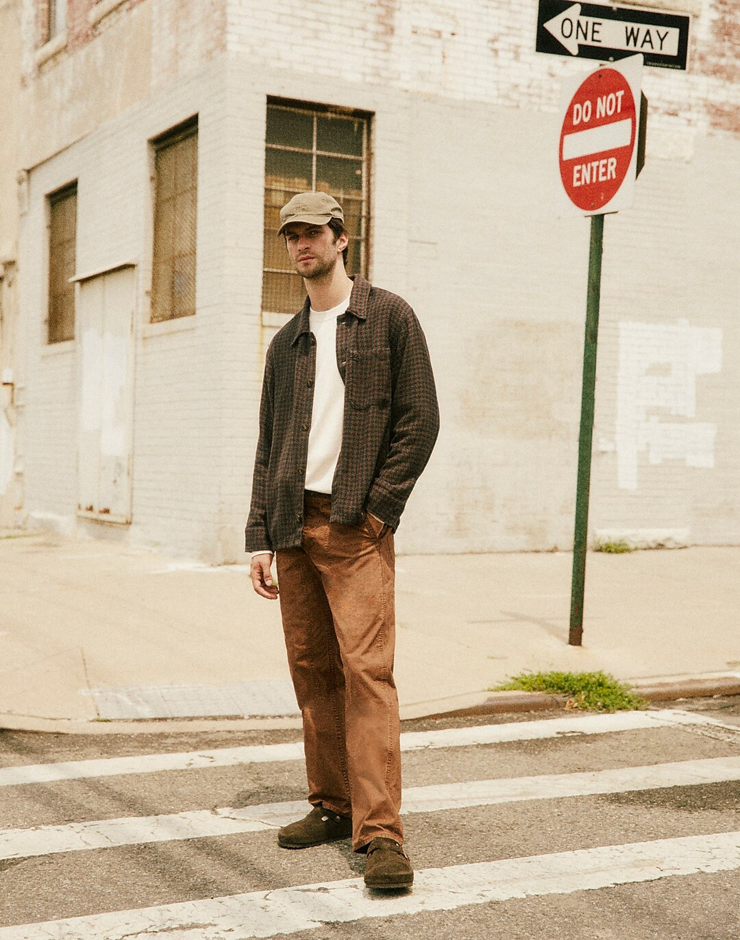 Boxy Shirt-Jacket in Houndstooth | Madewell