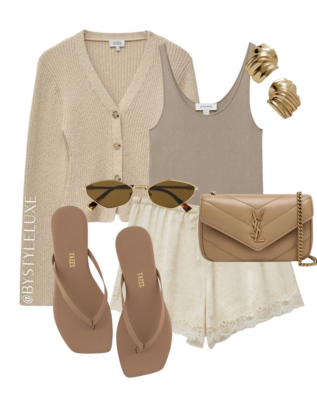 LACE SHORTS - Gorg pale yellow jacquard lace shorts styled with a beige dark and neutral sandals for a polished look

#shorts #sandals #springoutfit

#LTKsummer #LTKspring #LTKeurope