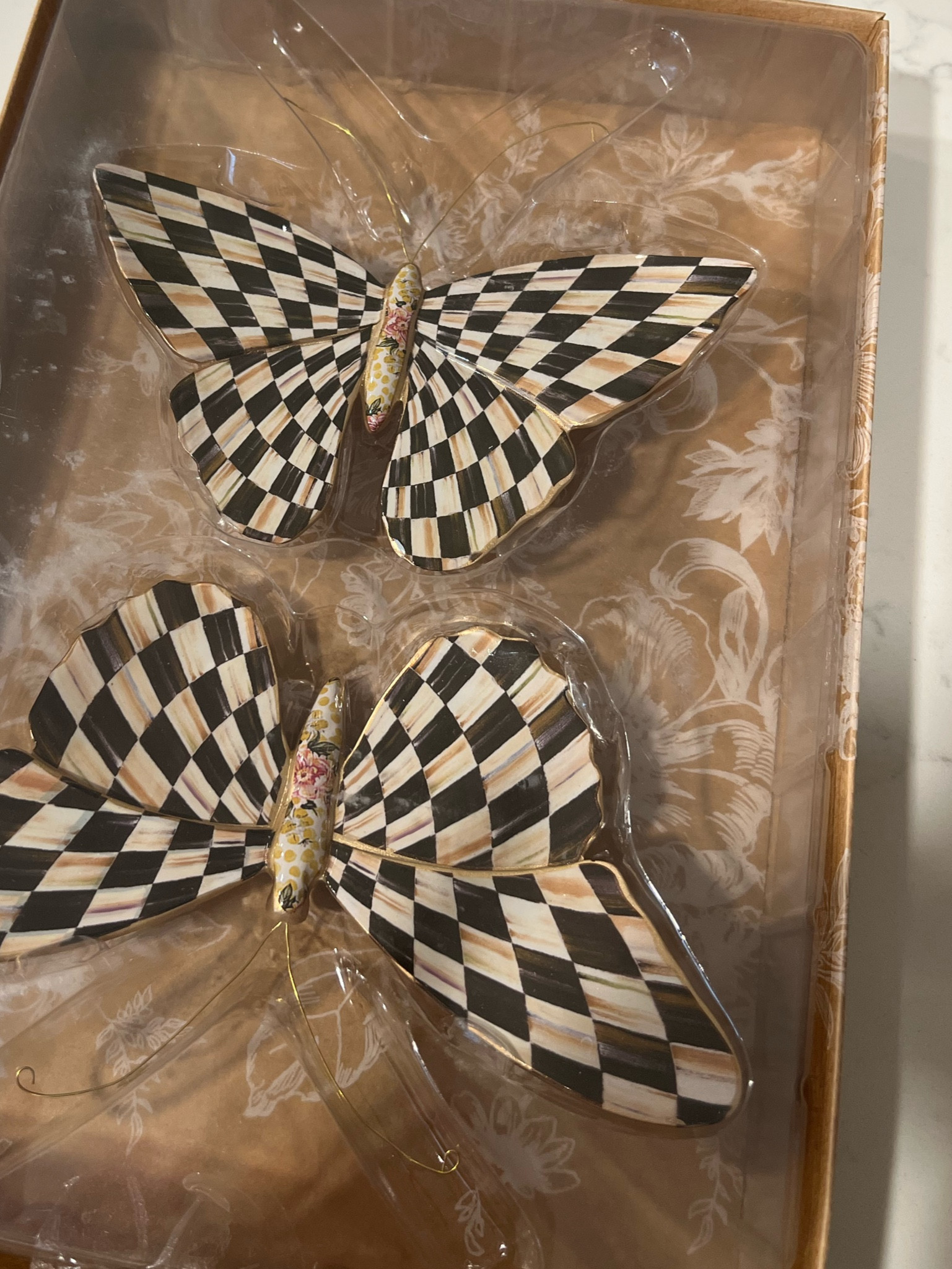 Cutest Mackenzie Childs Courtly Check Butterfly Wall Decor 🫶🏻 

#LTKhome