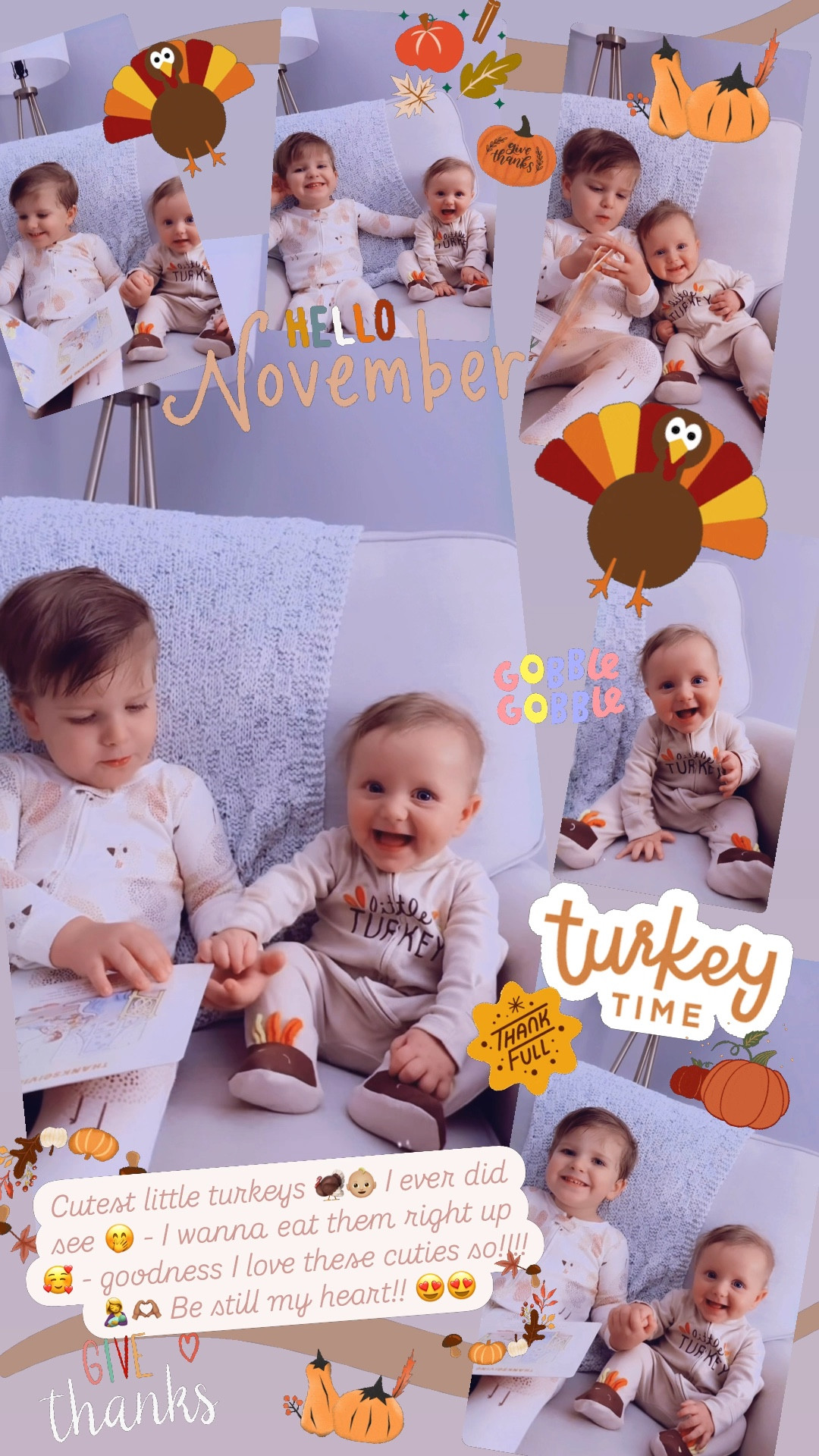 Cutest little turkeys 🦃👶🏼 I ever did see 🤭 - I wanna eat them right up 🥰 - goodness I love these cuties so!!!! 🤱🫶🏽 Be still my heart!! 😍😍

linked all of our turkey outfits for the season below!! 🦃

#LTKFamily #LTKHoliday #LTKSeasonal