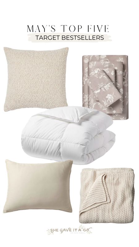 mays top 5 best selling target items!! loving these bedding options 

#LTKStyleTip #LTKHome #LTKFindsUnder100