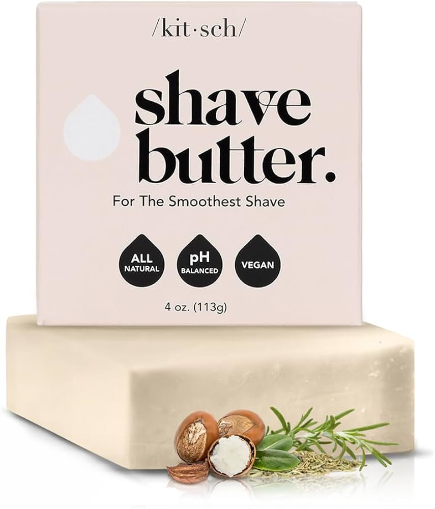 Kitsch Smooth Shaving Soap Bar - Shave Soap for Men Made in USA | Shave Butter for Women & Shavin... | Amazon (US)