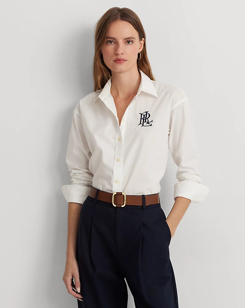 Relaxed Fit Stretch Cotton Shirt | Ralph Lauren (UK)