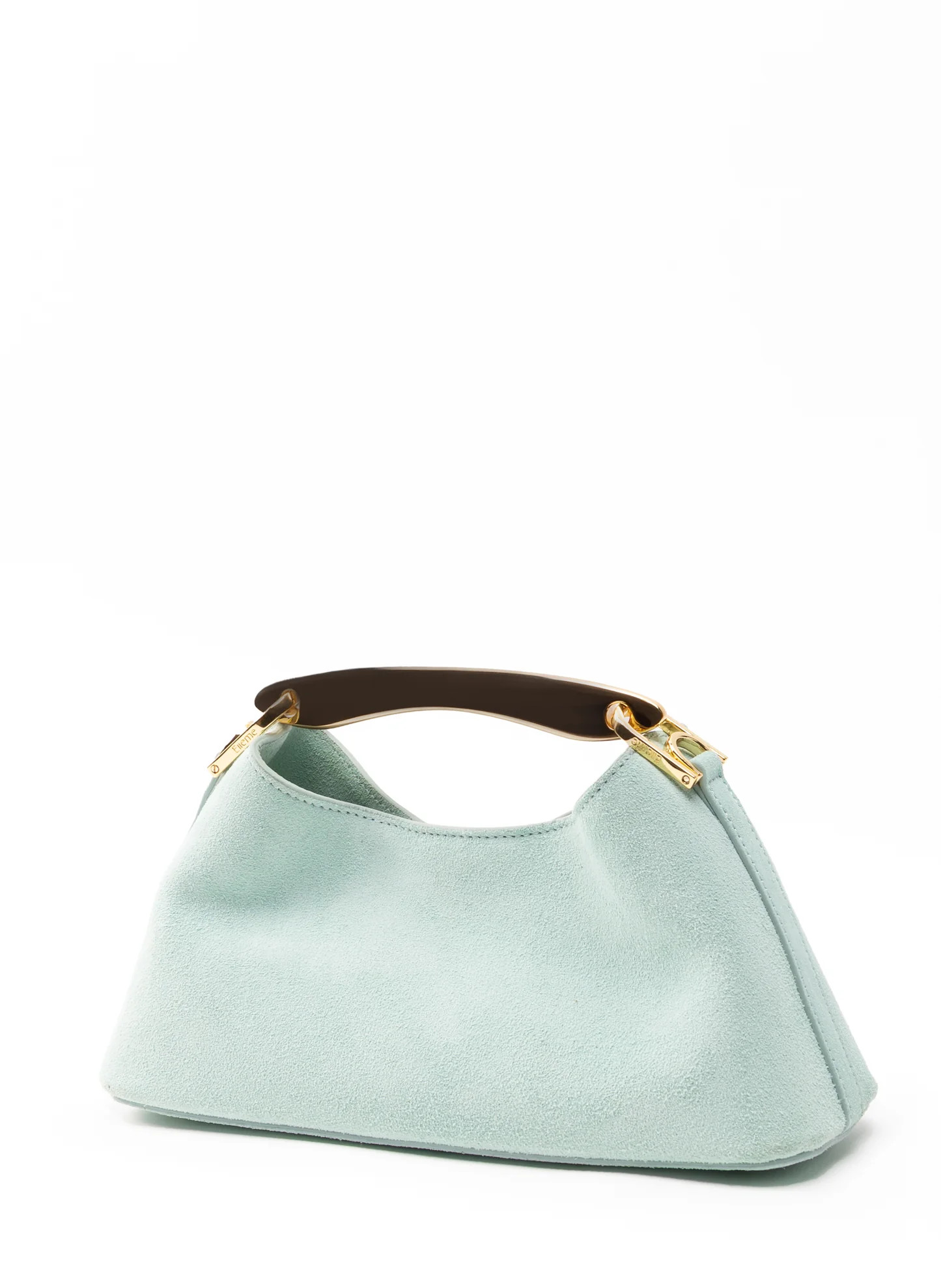 Mini Boomerang Suede Turquoise - Micro Bags for Women - Elleme | Elleme