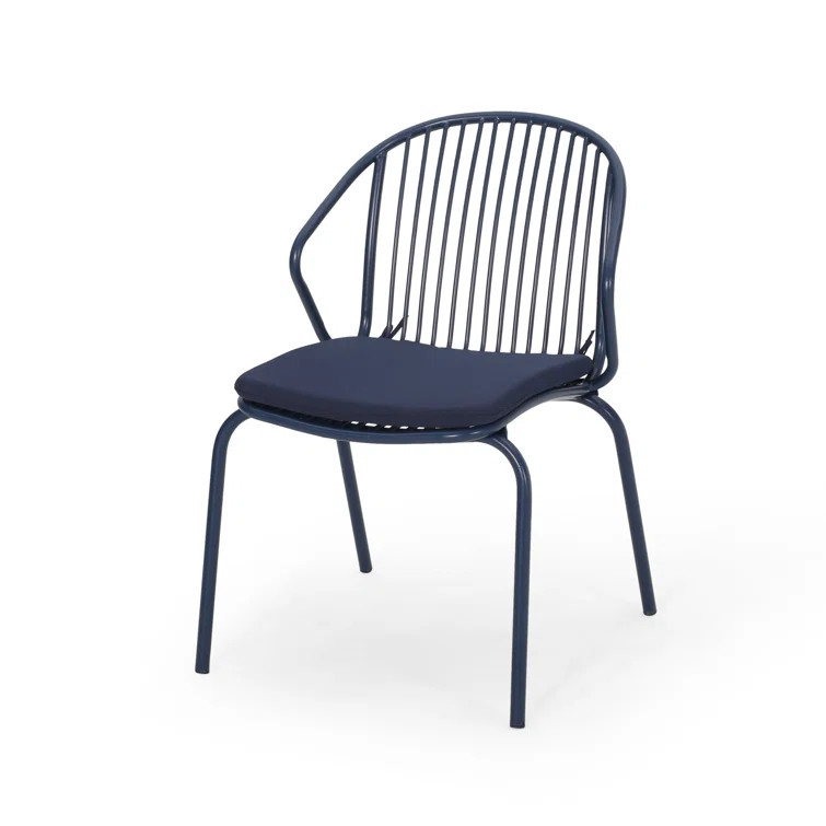 Patio Chair with Cushions (Set of 2) | Wayfair North America