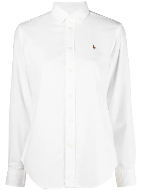 logo embroidered shirt | Farfetch (US)