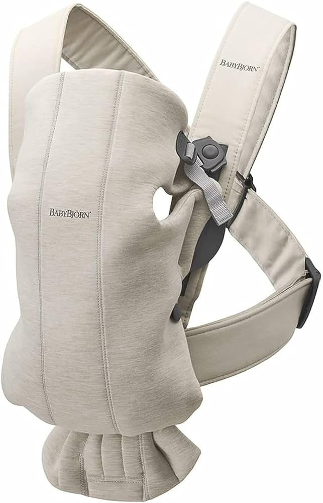 BabyBjörn Baby Carrier Mini, 3D Jersey, Light Beige | Amazon (US)