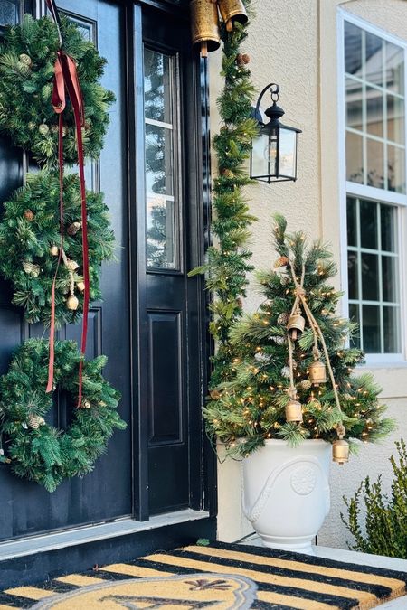 Here is a closer look at the details of my beautiful pine cone garlands and 4 ft pre lit artificial pine cone christmas trees from @wayfair These look beyond whimsical at night and truly add to the perfect layer of holiday magic!! Priced at an affordable value, these are sure to make your holiday front porch stand out in the neighborhood!!  #deckthedoors #wayfairpartner

Here’s the exciting news!!
Wayfair wants to see YOUR Holiday magic on YOUR front door to be entered into the Wayfair #deckthedoors Holiday Sweepstakes!! This is an exciting opportunity for a chance to win a $1000 Wayfair gift card just in time for the holiday season.

Here’s how to enter the contest:
-Promotion Period: 11/15 - 12/15
-Eligibility: Winners must be 18+, from the US and following @Wayfair on Instagram
Entry Methods:
-Follow @Wayfair
-Upload a static and/or video of your front porch showcasing your festive holiday decor (Door must be visible in submissions)
-Use hashtag #DeckTheDoors and #Wayfaircontest (need both to be included for participation)
NO PURCHASE NECESSARY TO ENTER OR WIN

Prizes:
-1st Prize: $1000 Gift Card
-Runner-Up Prizes: Gift Cards ($600 value to be distributed)
So who’s ready to unlock the holiday front door festivities?!! All the best to everyone participating!

Holiday Decor 
Deck the doors 
Holiday front porch
Holiday wreath 
Holiday entryway 
Holiday outdoor decor 
Wayfair deals 
Christmas Trees