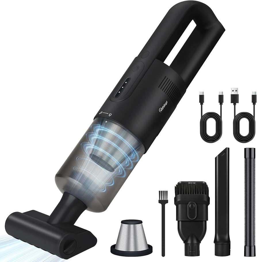 Handheld Vacuum Cordless, Car Vacuum Portable Cordless 30W Rapid Handheld Vacuum Rechargeable Bru... | Amazon (US)