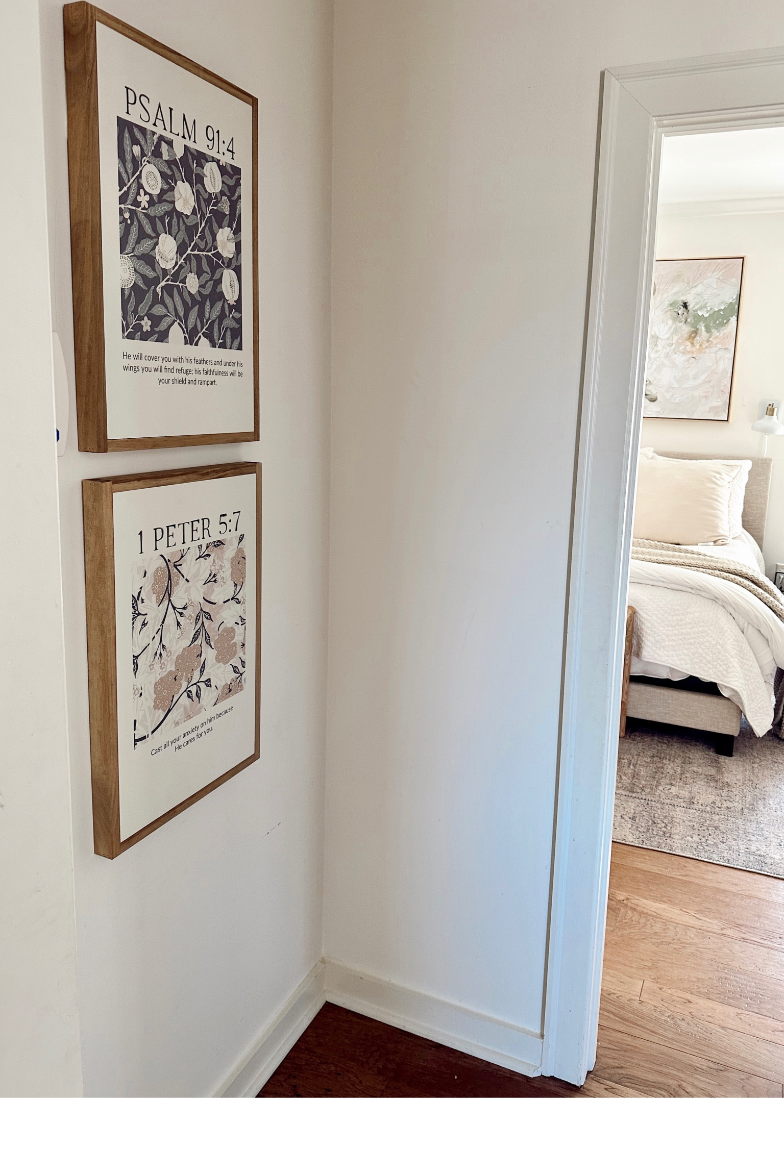 Spring artwork for your home from Joyfully Said // Code SHEGAVEITAGO for 15% off your order. Love these beautiful signs! Floral signs are 16 x 24 in the light brown frame  

#LTKhome #LTKSeasonal #LTKfindsunder100