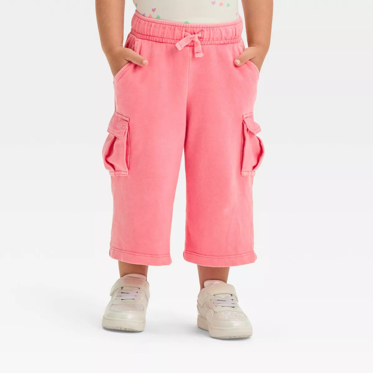 Toddler Girls' Fleece Terry Cargo Joggers - Cat & Jack™ | Target