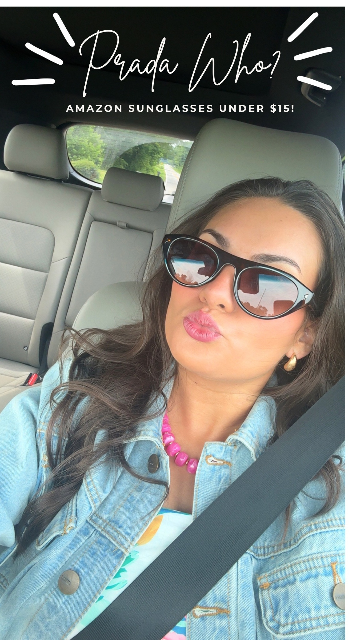 Prada who!!? 🤪🤪

These Amazon sunnies are giving designer vibes for under $15 and I’m officially obsessed. They’re lightweight, comfortable, and elevate every outfit without the luxury price tag.

Linked in my LTK! 🖤✨

#LTKFinds #AmazonFashion #AmazonFinds #SunglassesStyle #AffordableFashion

#LTKSaleAlert #LTKgrwm #LTKootd