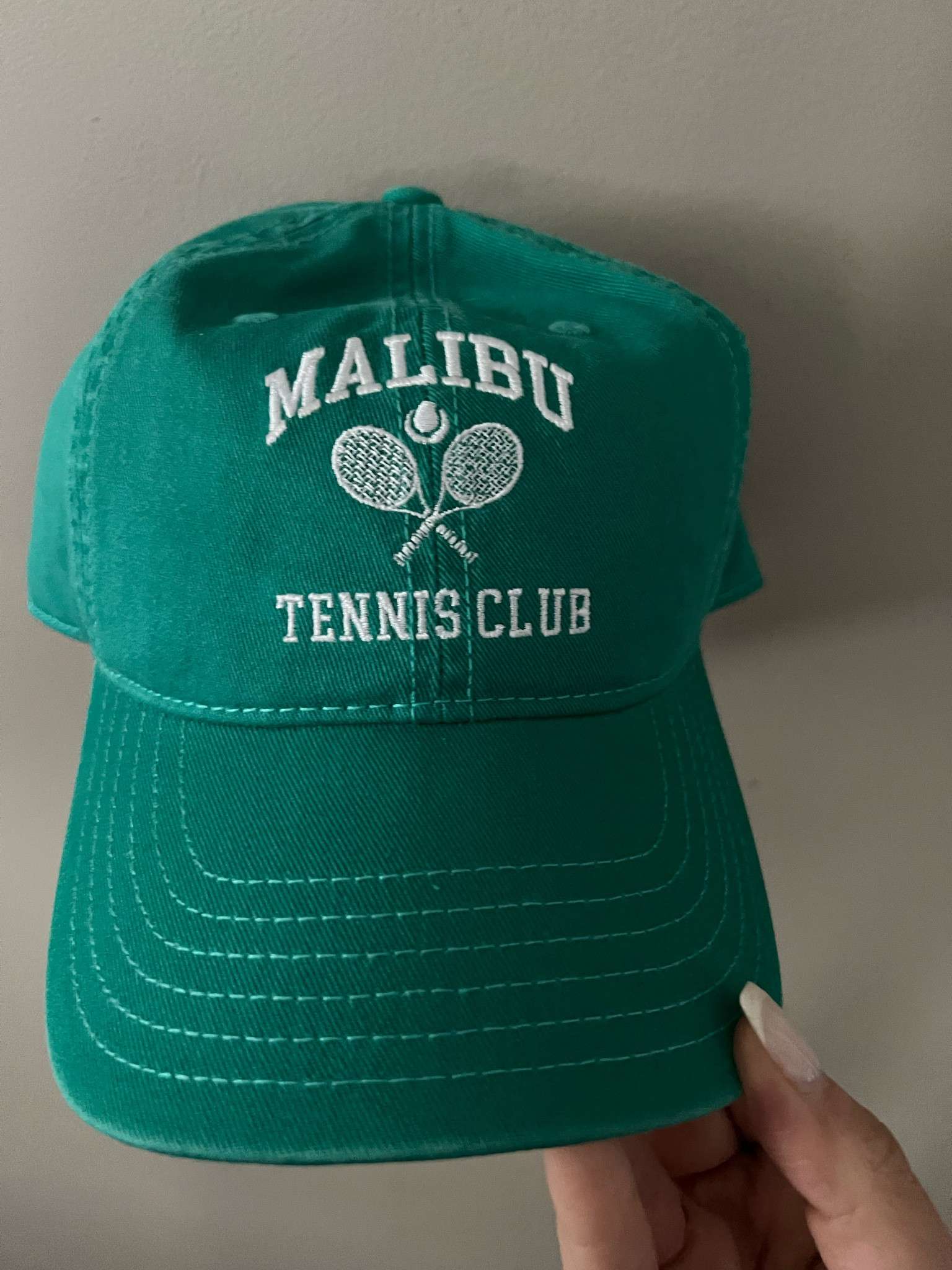 Malibu tennis club hat 💚🎾 
Cap top target green

#LTKSeasonal #LTKunder50 #LTKFind