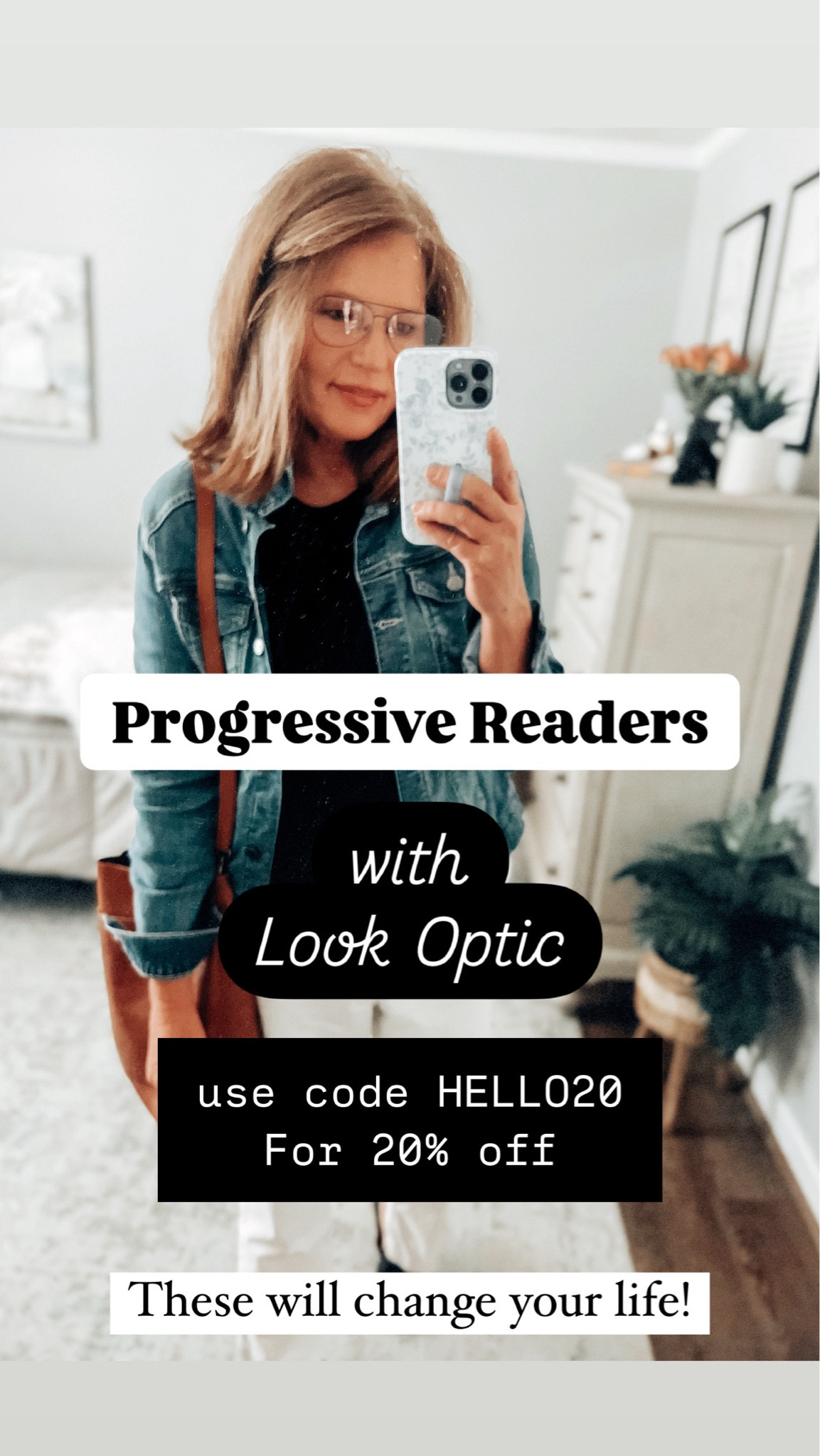 These Progressive Readers from Look Optic have changed my glasses 👓 game! Look Optic offers tons of styles and colors for everyone! I have 4 pairs of these, cause they’re that good!! Use code HELLO20 for 20% off  

Readers, glasses, fall outfit, over 40, over 50, 

#LTKStyleTip #LTKSaleAlert #LTKGiftGuide