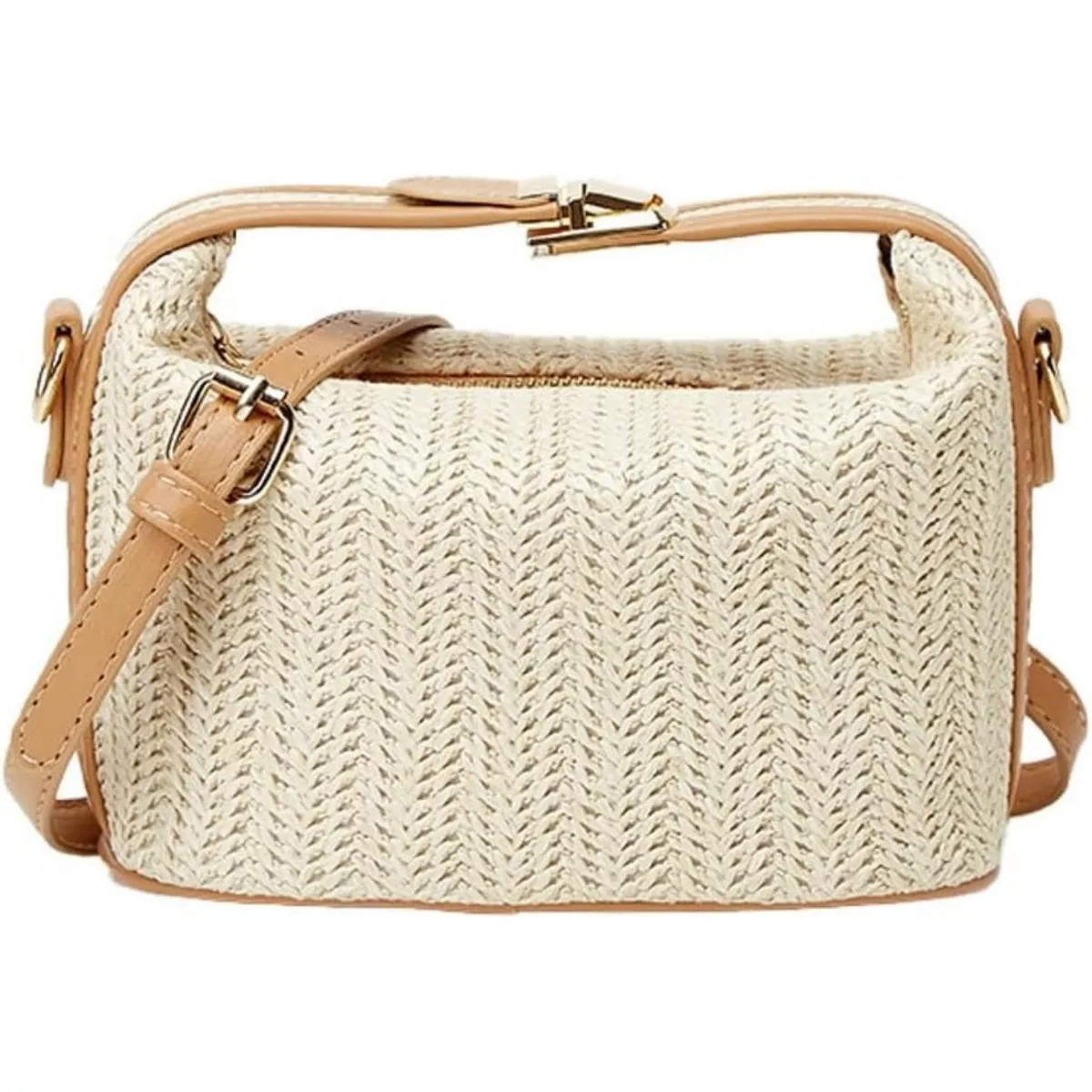 FATMOON Summer Bucket Woven Straw Bag for Women – Small Casual Handbag, Top-Handle & Crossbody,... | Target